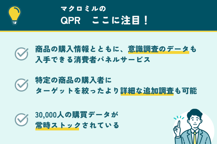 マクロミルのQPRの注目ポイント